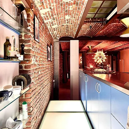 Lägenhet Beautiful Lovely Loft For 3 People From 3 Min To Manneken Pis Bryssel