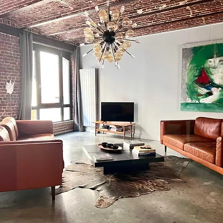 아파트 Beautiful Lovely Loft For 3 People From 3 Min To Manneken Pis