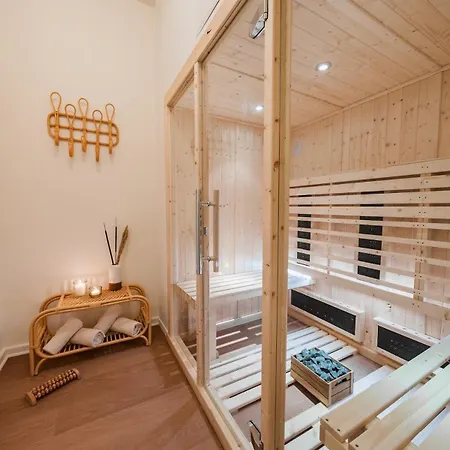 Lägenhet Your Wellness Sanctuary - Private Sauna And Gym *