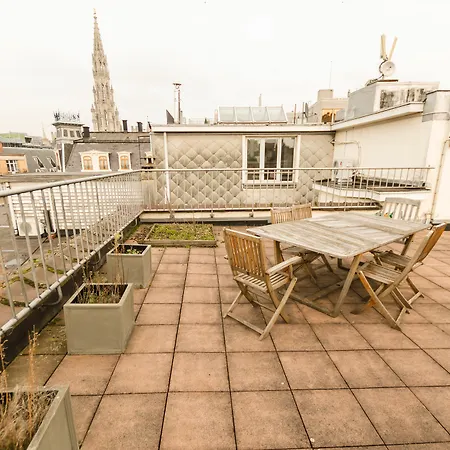 Grand-place Lombard Penthouse Lägenhet *