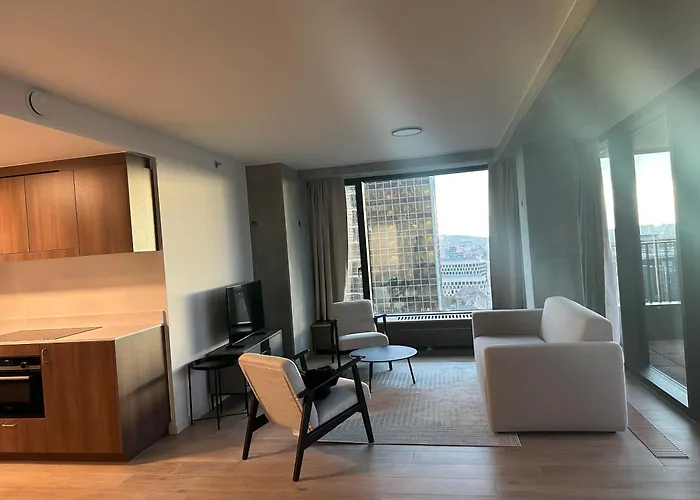 Beautiful With Panoramic View Of Center With Roof Terrace Брюссель