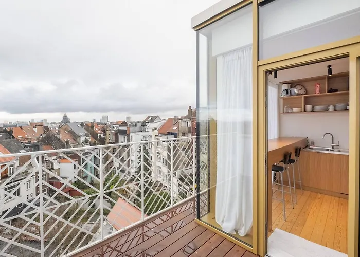 Floor New Duplex Stunning View In Trendy St Gilles Apartment Brussels
