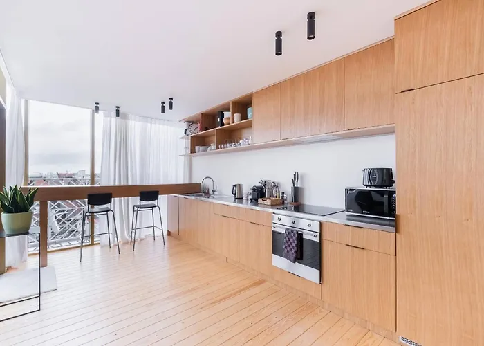 Floor New Duplex Stunning View In Trendy St Gilles