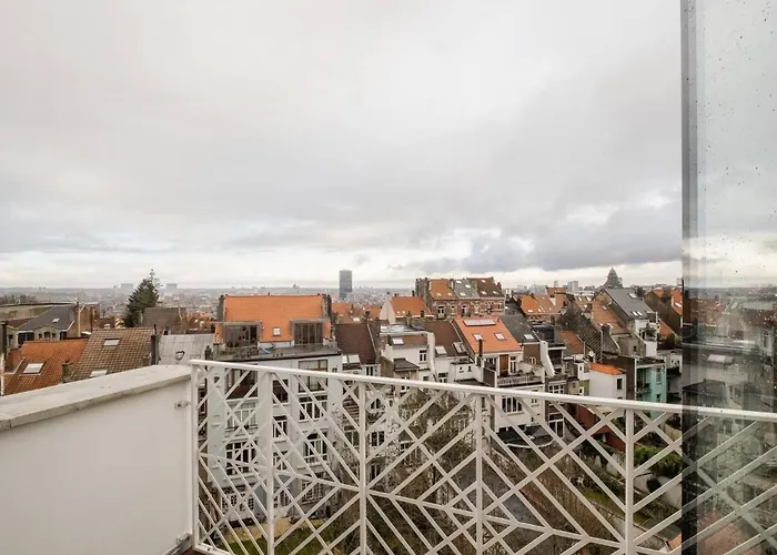Floor New Duplex Stunning View In Trendy St Gilles *