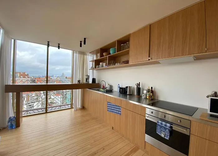 Apartment Floor New Duplex Stunning View In Trendy St Gilles *