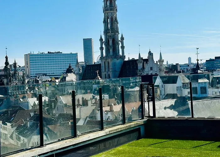 Penthouse Grand Place - 2bd - 200sqm Terrace Lägenhet *