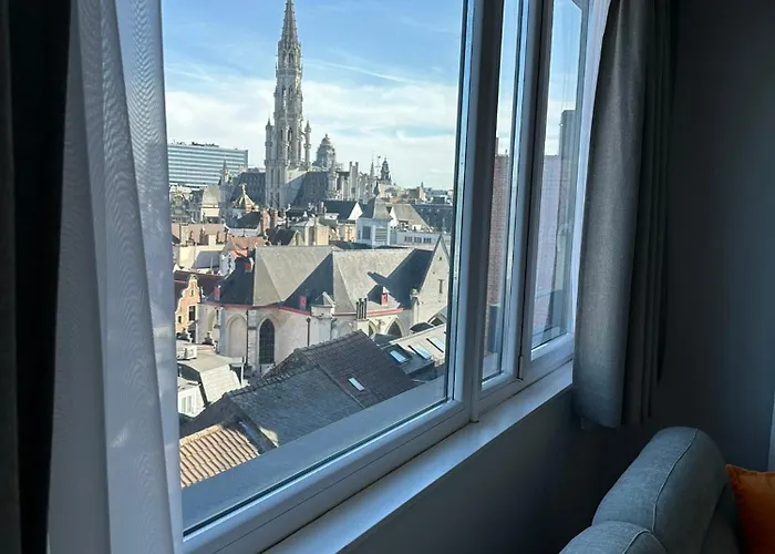Penthouse Grand Place - 2bd - 200sqm Terrace Lägenhet *