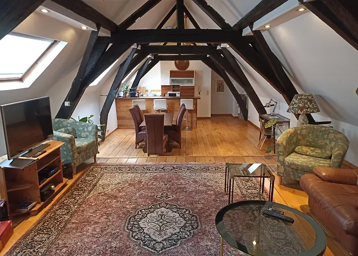 Quiet Duplex Of 120 Sqm In Historical Center Daire Brüksel