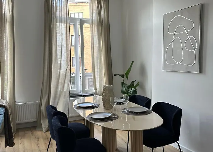 شقة 1- Nid Lumineux 2 Au Coeur D'ixelles *