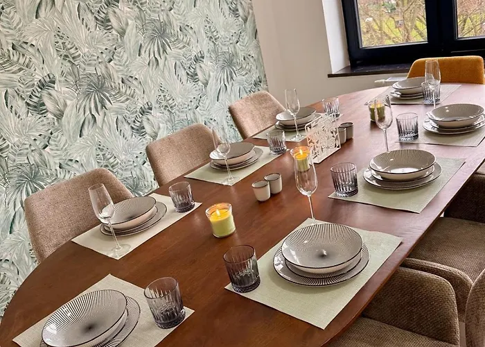 Apartment Skyline Duplex Parking Fibre Modernité *