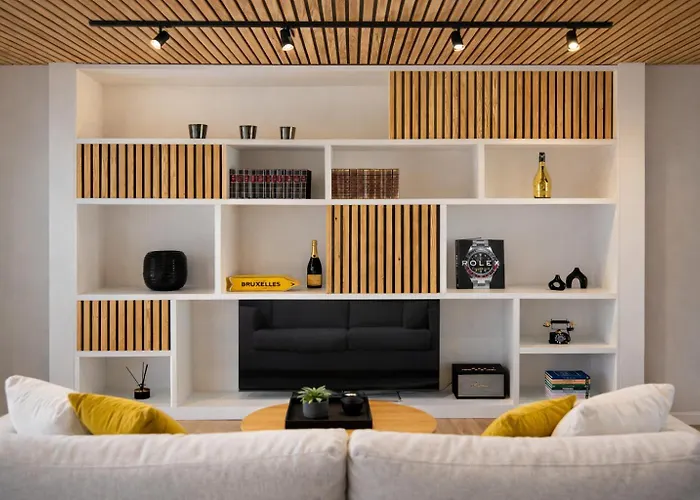 Stylish Penthouse In Bxl With 2 Panoramic Terraces