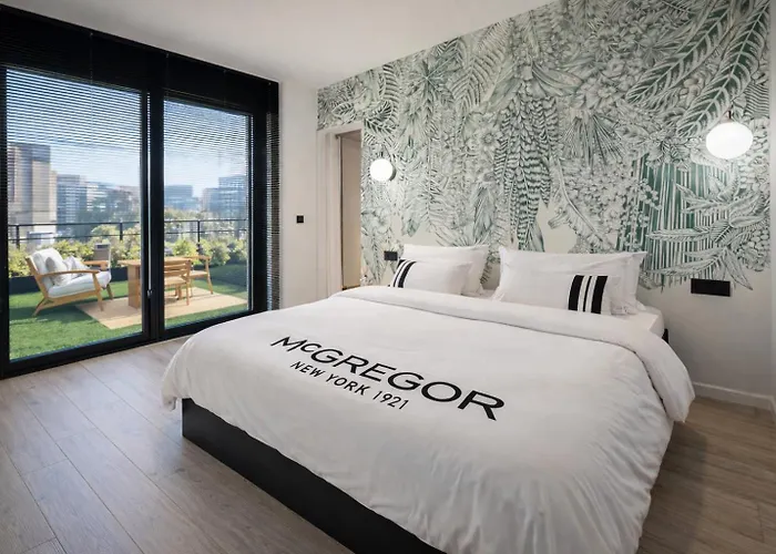 דירה Stylish Penthouse In Bxl With 2 Panoramic Terraces בריסל