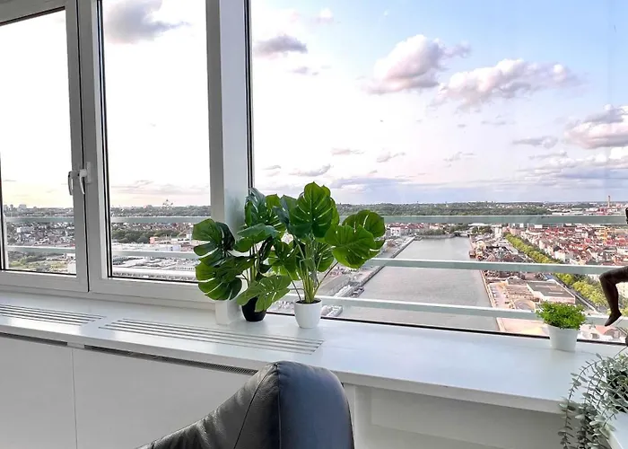 Luxury Skyline Penthouse In 220 M2 Of Elegance فندق مبيت وإفطار 4*