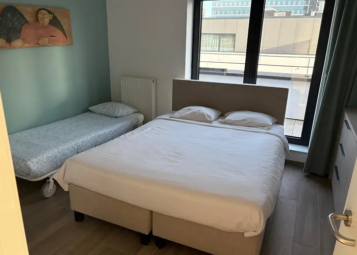 Penthouse Avec Vue Imprenable Sur アパート ブリュッセル