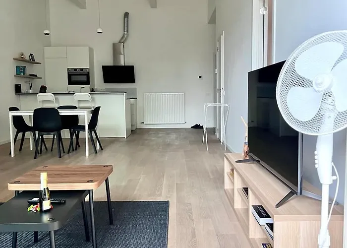 Bright Modern Loft In For 4 Appartement Bruxelles