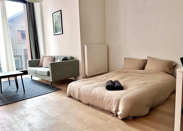 Bright Modern Loft In For 4 * Bruxelles