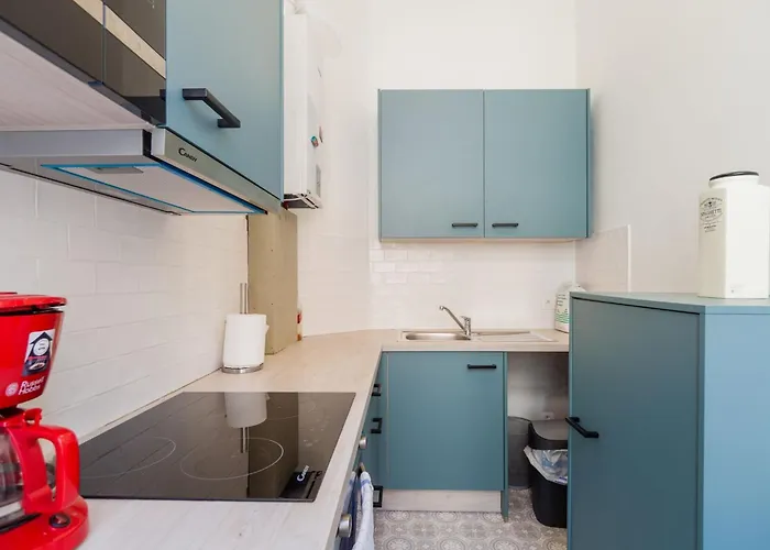 1 Bedroom W Kitchen And Bathroom In Trendy St Gilles 公寓 布鲁塞尔
