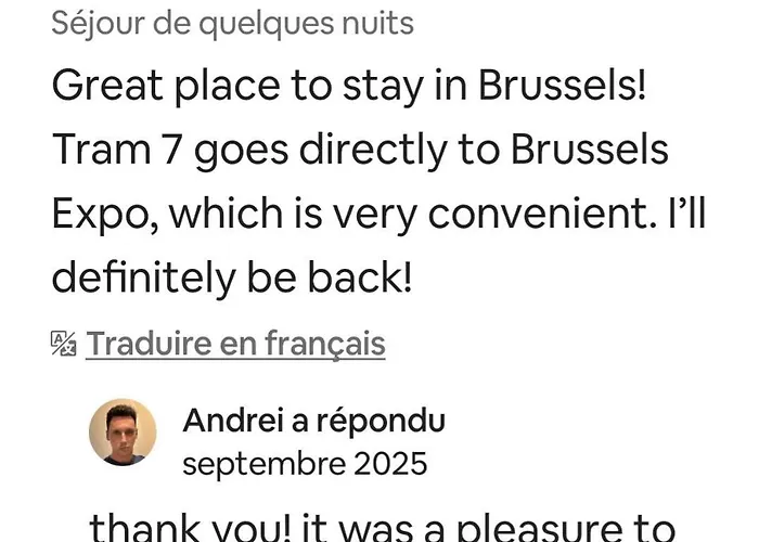 Richy Stylish Balcony Brussels- Garden View- Shared Bathroom- Inclusive *