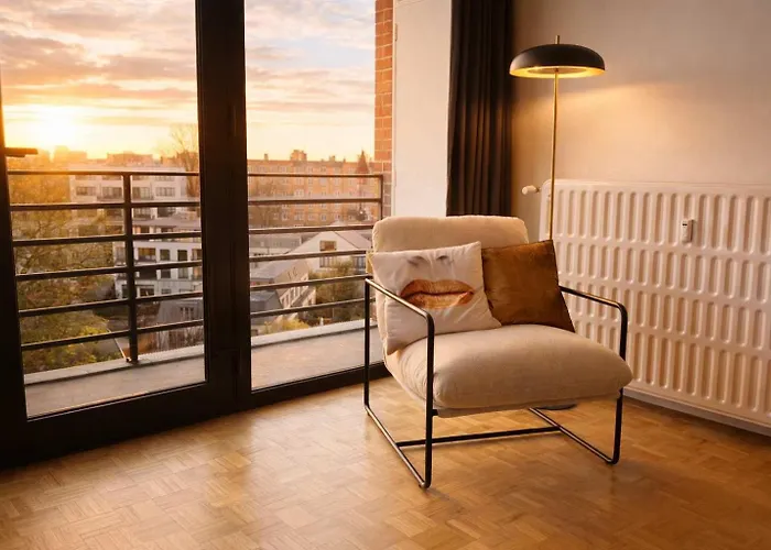 Avenue Louise Skyline View 公寓