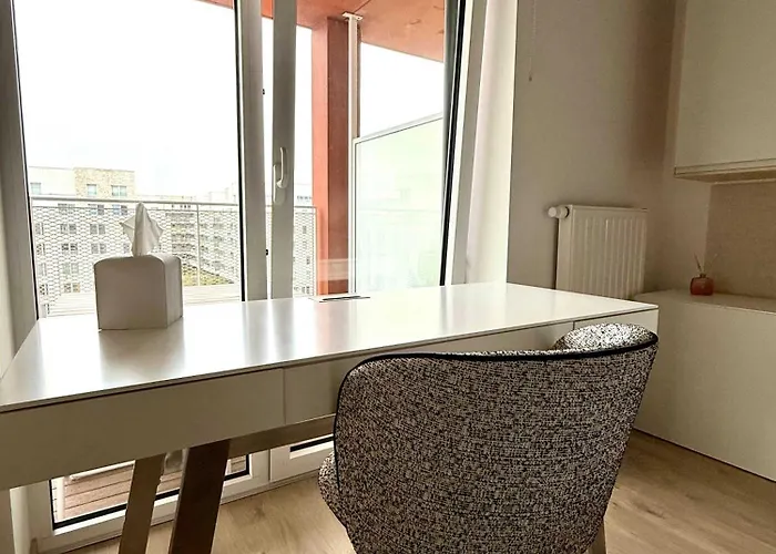 דירה Cosy And Modern 1bed Near Gare Du Midi Dox