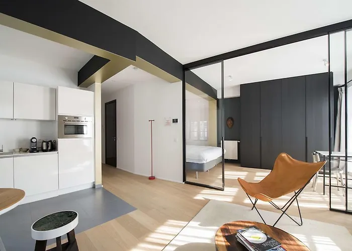 公寓 Smartflats Premium - Palace Du Grand Sablon 布鲁塞尔