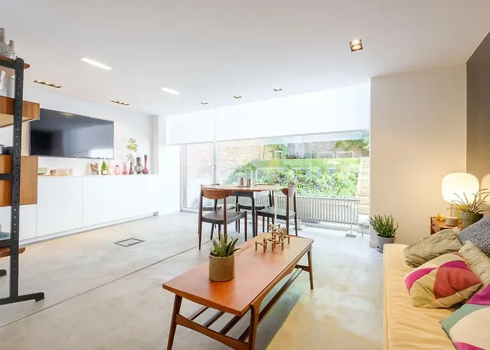 1bd With Garden Brugmann Area Apartment *