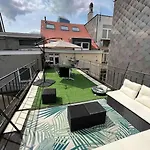 아파트 Duplex Avec Terrasse Quartier Europeen 브뤼셀