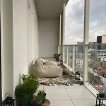شقة Designer On The Skyline Of بروكسل