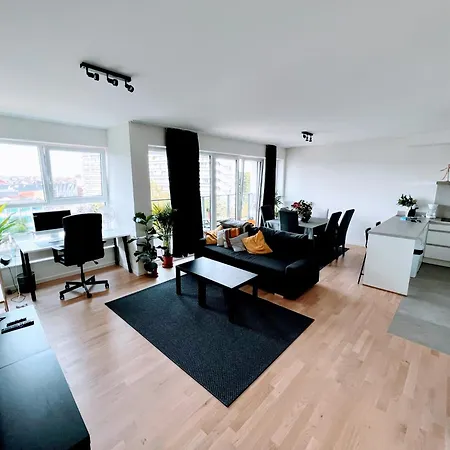 Eclat Bruxellois - Modernite & Vue - Proche Atomium! 아파트