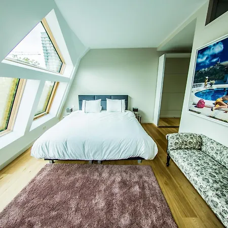 Apartman Magnifique Penthouse 3 Et Terrasse Sur L'avenue Louise Brüsszel