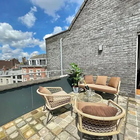 Luxurious Panoramic Penthouse In The Heart Of Bxl Apartamento *
