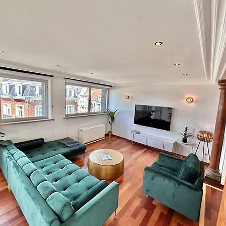 Apartamento Luxurious Panoramic Penthouse In The Heart Of Bxl Bruxelas