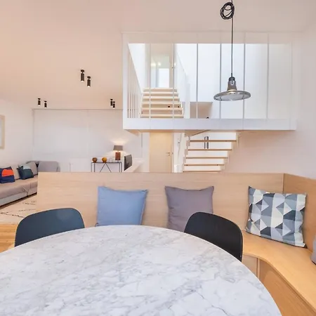 Floor New Duplex Stunning View In Trendy St Gilles Apartament *