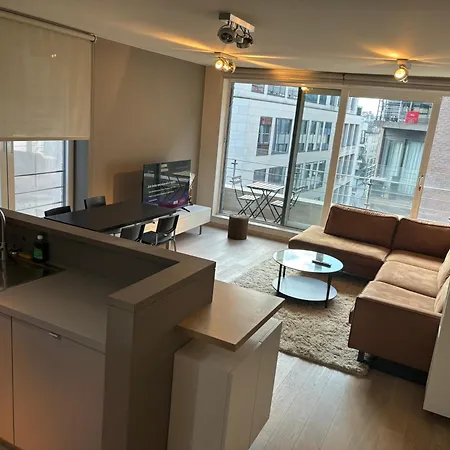 Comfortable Two Bedroom In Center דירה בריסל