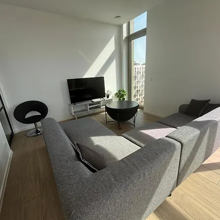 Splendid Penthouse In Center With Water View 아파트 브뤼셀