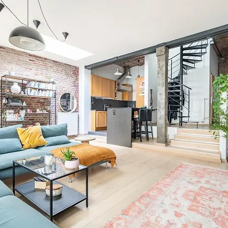 Feriehus Beautiful Loft With Terrace - Midi Station - Flix Bruxelles