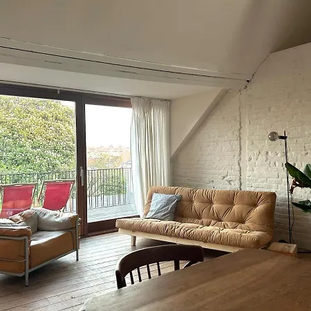 Penthouse In A Family House Brussels