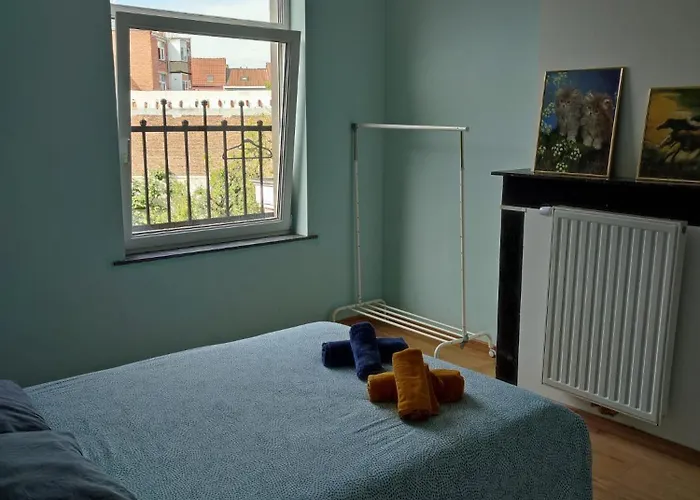 Confortable Avec Un Lit Double A Schaerbeek Cle Bleu