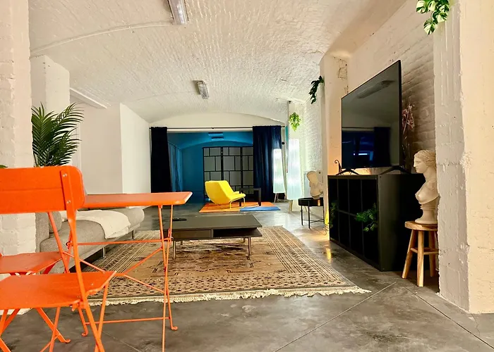Spacious Bxl Loft Lägenhet Bryssel