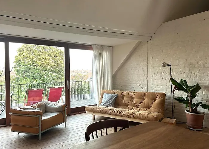 Penthouse In A Family House 布鲁塞尔