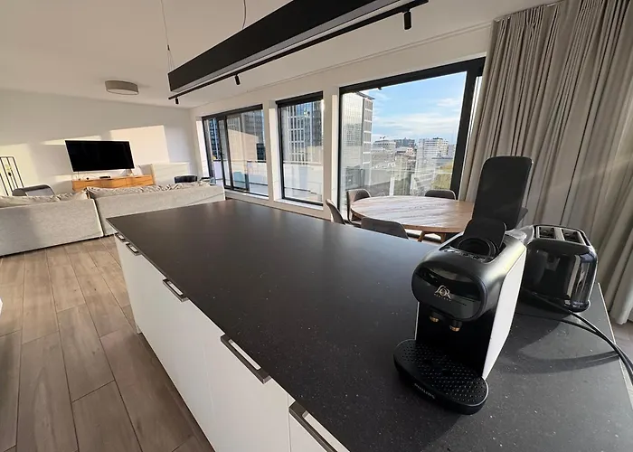 Penthouse Avec Vue Imprenable Sur Bryssel