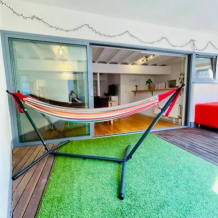 Daire Down Town Oasis-spacious Loft With Private Parking Brüksel