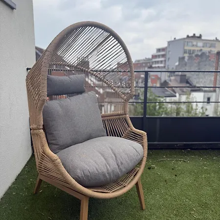 Apartment Stylish Penthouse In Bxl With 2 Panoramic Terraces