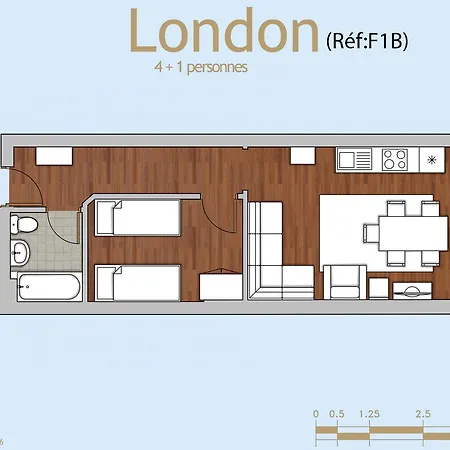 Lejlighed Center Apartements Fourche *