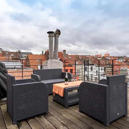 Flagey Penthouse Duplex 브뤼셀