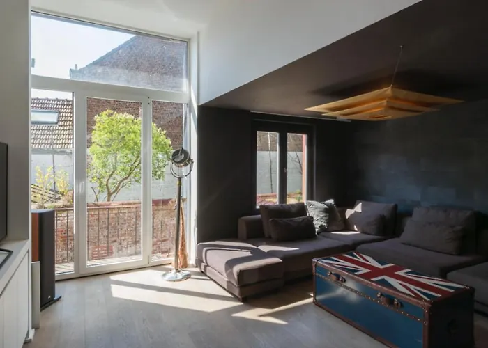 Flagey Terrace Design Lägenhet Bryssel